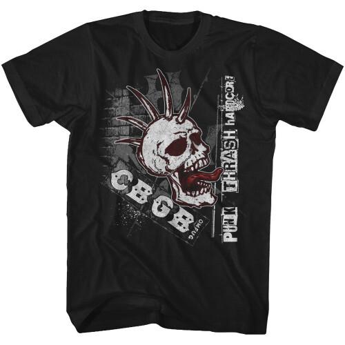 CBGBScreaming Skull T-ShirtBlack Unisex T-Shirt XXXXL