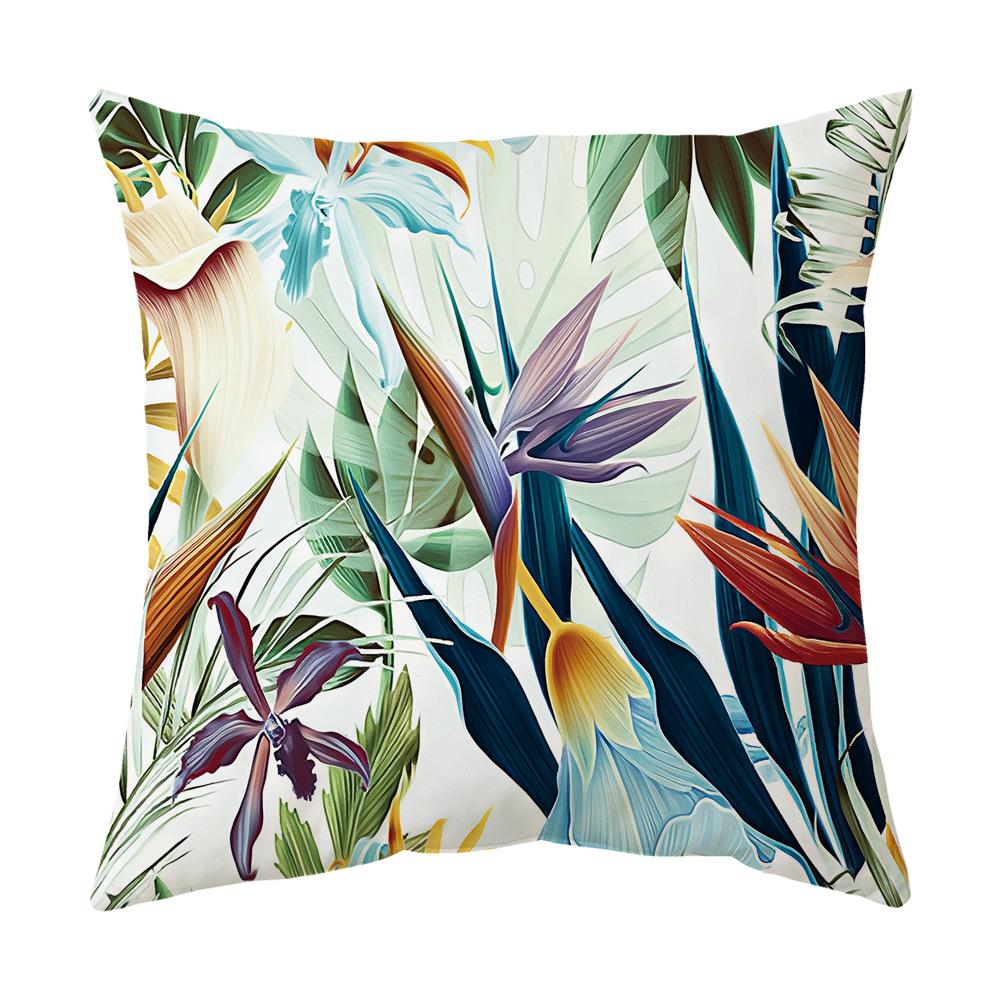 Neue Tropische Pflanze Grüne Blätter Regenwald Kissenbezug Kissen Kissenbezug Digitaldruck