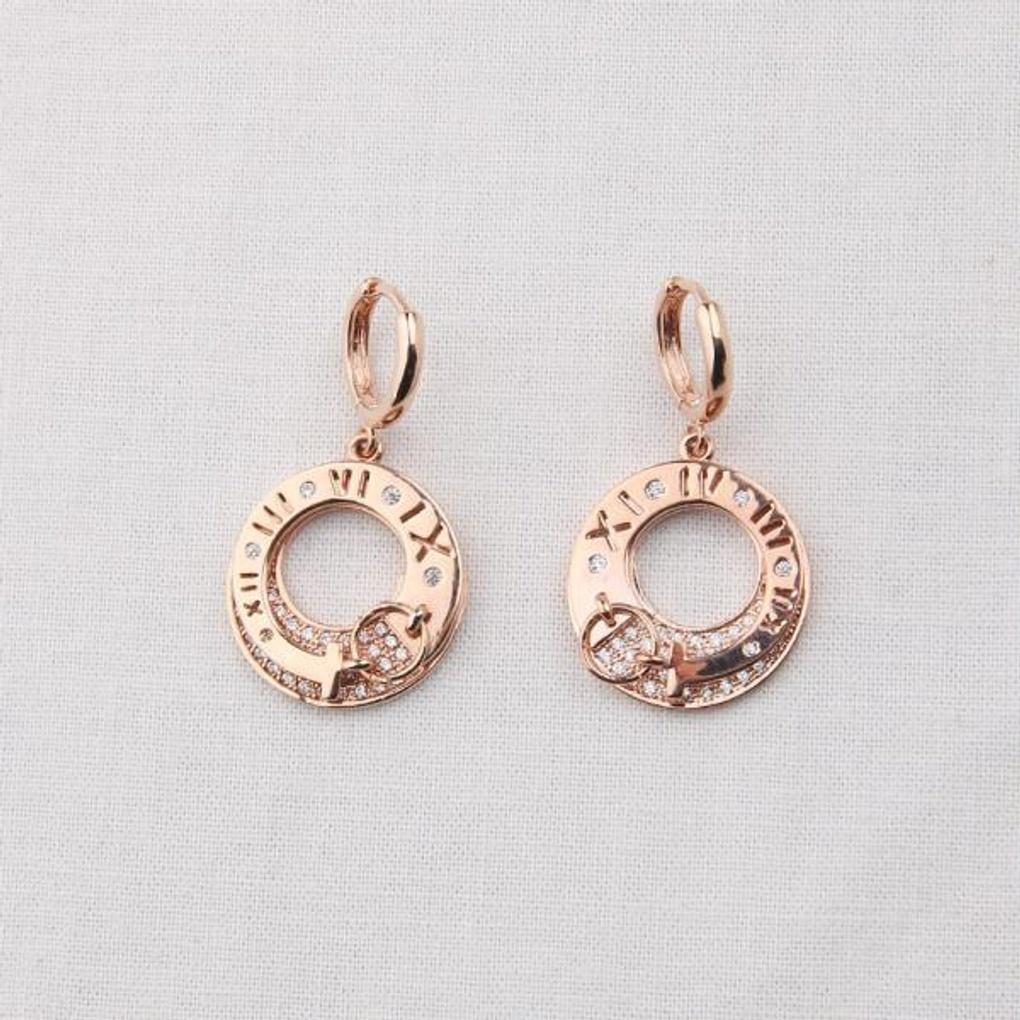 ARTRIA Roman Numeral Touring One Pendant Earrings JTOERFR0024