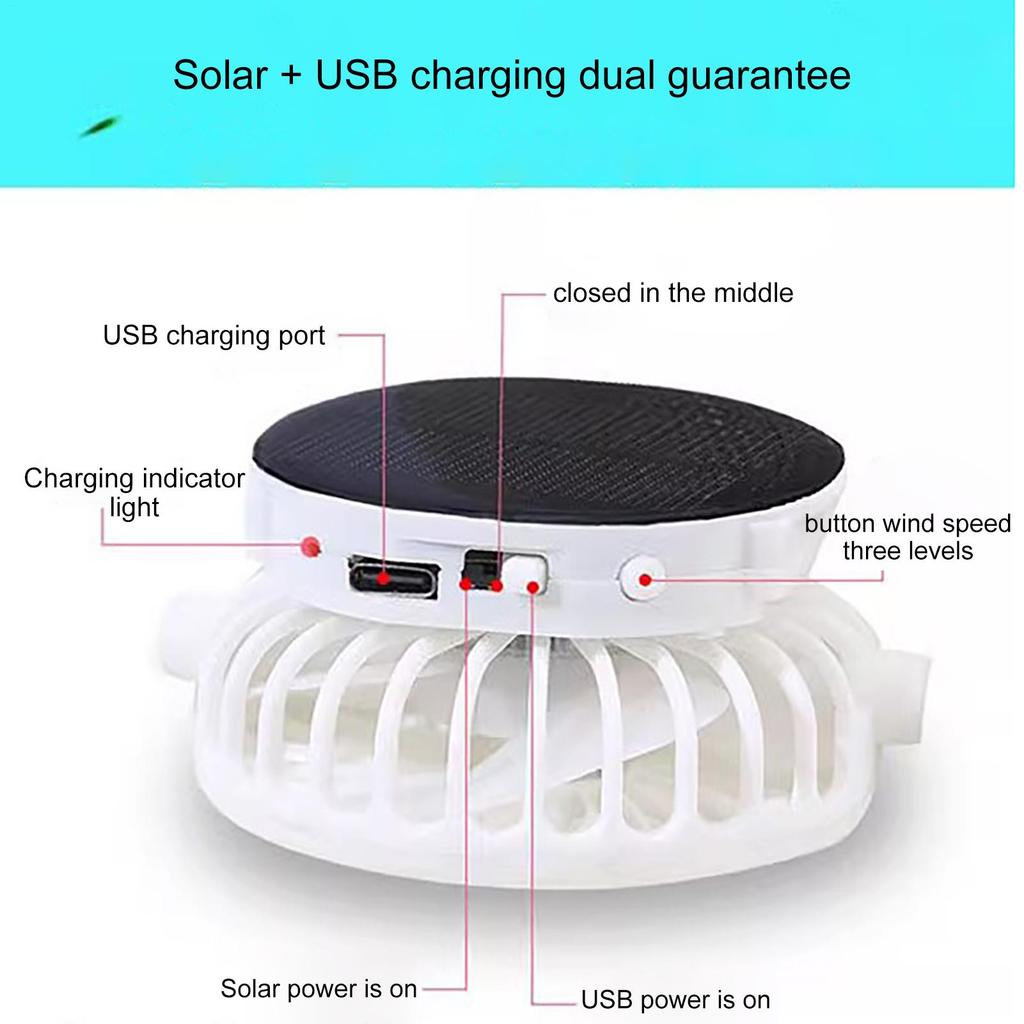 Solar Fan Hat Breathable Sunhat With Solar Fan Outdoor Solar Fan Baseball Caps Beach Cooling Fan Hat For Hiking Beach Summer
