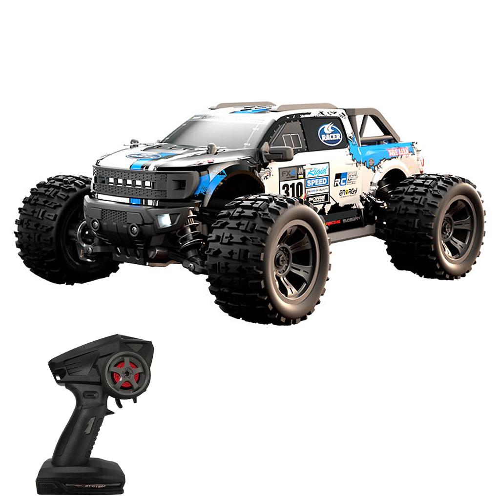 Remote Control Car for Kids, 2.4GHz 4WD All Terrain High Speed Off Road Vehicle with LED Lights,