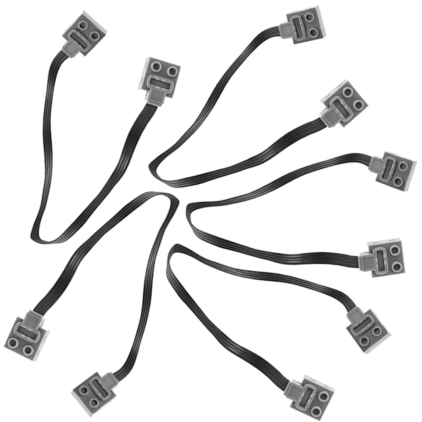 

Habow Technic Power Functions Extension Wire Compatible with 8886 Lego Motor MOC Technic Parts (9.8 Inch) (5 Pieces)