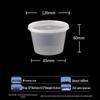 Disposable PP Transparent Takeaway Soup Bowls