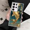 Golden Carp Lucky Koi Shockproof Phone Case for Samsung Galaxy S26 Edge S25 Ultra S24 FE S23 Plus S21 Cover Anti Fall Fundas