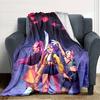 1pc KPop Demon Hunters28 Blanket, Gift, for Men and Women, Soft Blanket, Good for Sofa Bed Couch Travel, Lightweight Flannel Blanket