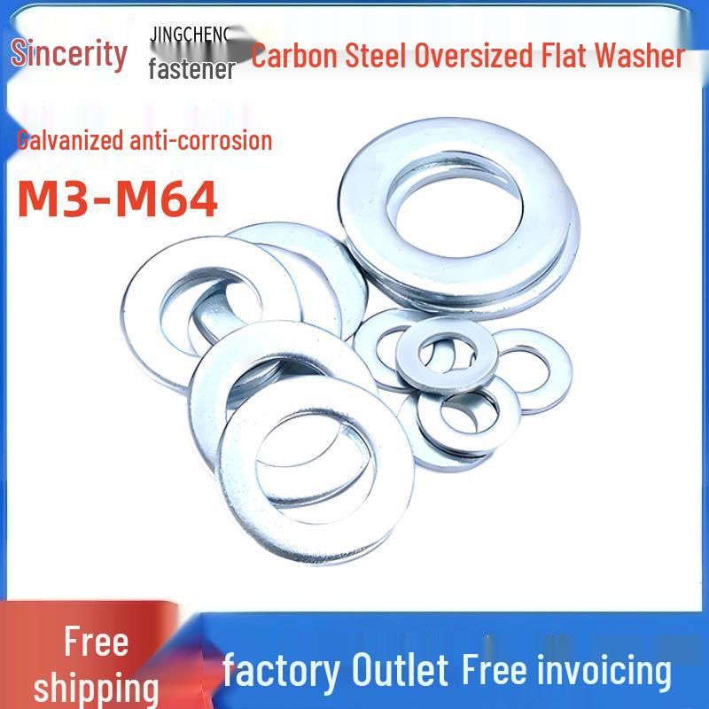 Thickened Galvanized Round Flat Washer Spacer - M4 To M16