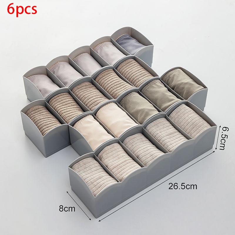 Socks Underwear Storage Box Stackable Drawer Organizer, Closet Organizers and Storage,Drawer Dividers for Nursery,Baby Clothes