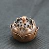 1pc Lotus Incense Holder Small Cone Burner Mini Asian Style Zen Decor Elegant Gift for Home