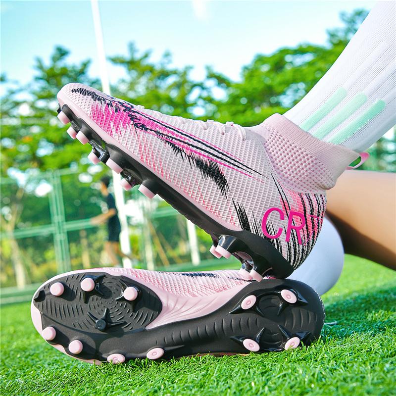 Low-Top Non-Slip Sports Soccer Sneakers Anti-slip TF/FG Football Boots Men's Soccer Shoes Breathable Outdoor Grass Soccer Boots