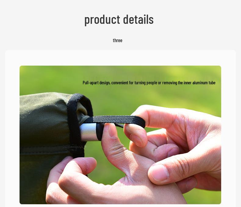 Ultralight Portable Military Cot: Aluminum Alloy Folding Bed for Single Person Camping