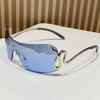 Fashion Frameless Y2K Spicy Girl Sunglasses Women Street Po Leisure Sun Glasses Lady UV Protection Eyewear UV400
