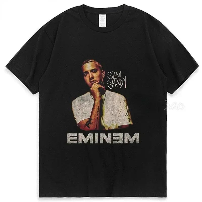

2024 Rapper Eminem T Shirt Men Fashion T-shirts Kids Hip Hop Tops Tees Women Tshirt Rock Camisetas Boy Tees Summer New#Color XXXXXL