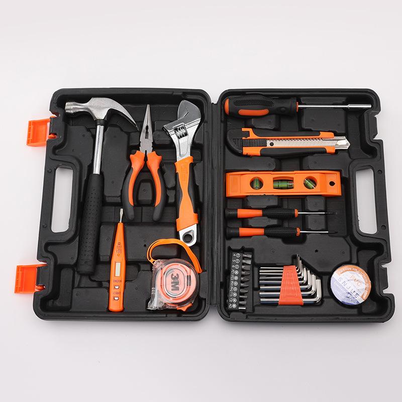 Set Cassetta degli Attrezzi Hardware Set di Attrezzi Manuali Combinati per la Casa Chiave Inglese Cacciavite Riparazione Auto