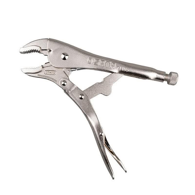 SATA 71102 7-inch Curved Jaw Locking Pliers with Cutter