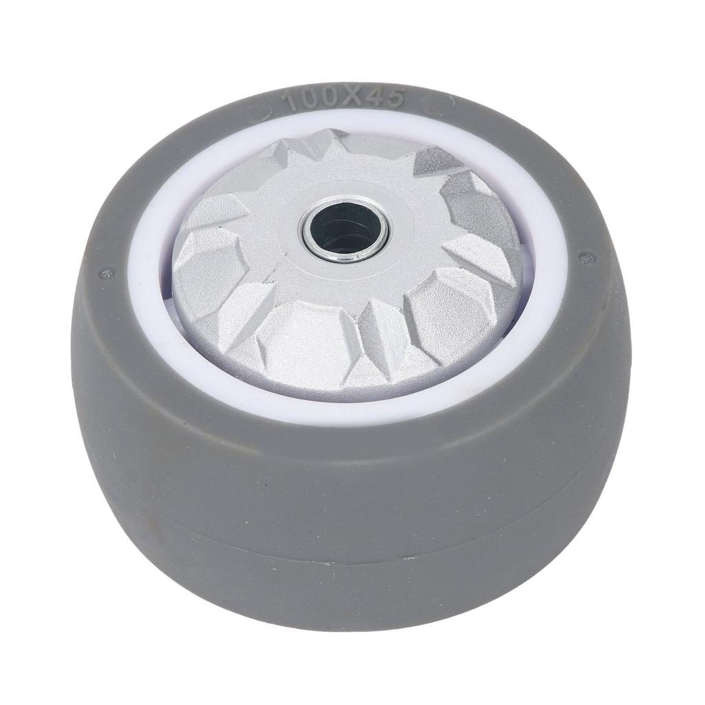 TPR Rubber Caster 4in Heavy Duty Wear Resistant Silent Tire Wheel Replacement for Hand Trucks Dolly 