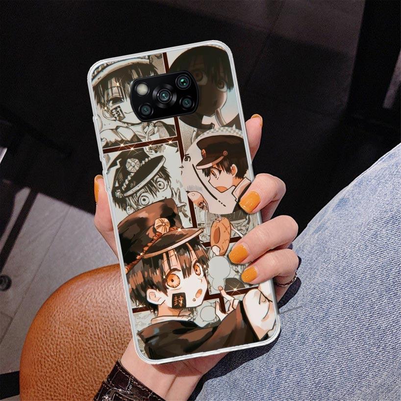 Anime Toilet Bound Hanako Kun Phone Case For Xiaomi Poco X7 X6 X5 Pro F7 Ultra Redmi 15C 15 13C 13 12C 12 10 10A 10C 9 9A 9C 9T