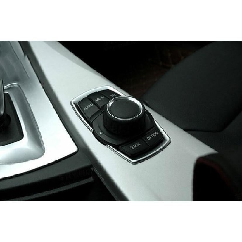 Fit For BMW X1 F48 2016- Matte Silver Console Driving Mode Swich Ring Trim