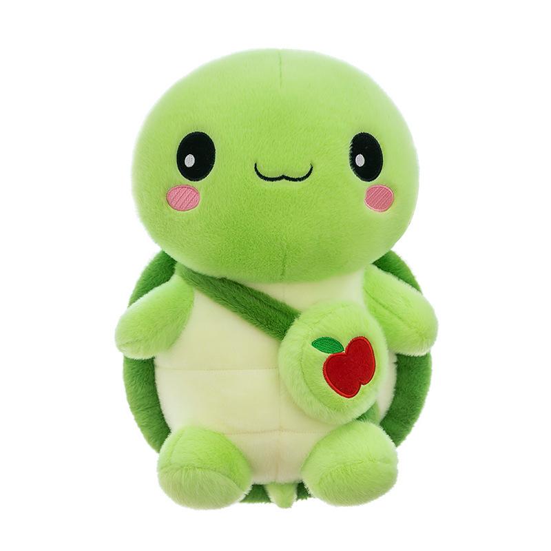 Apple turtle plush toy doll turtle doll throw pillow scratch doll machine exchange gift