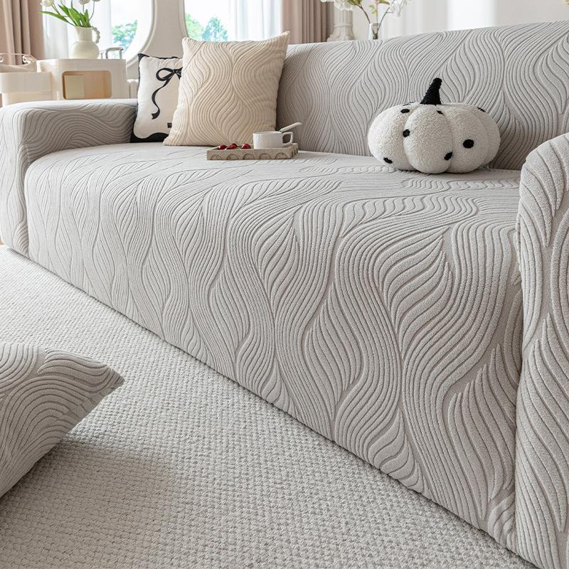 New Lazy Elastic Sofa Cover Suitable for All Seasons Simple and Luxurious Full Package Anti Slip Sofa Cover