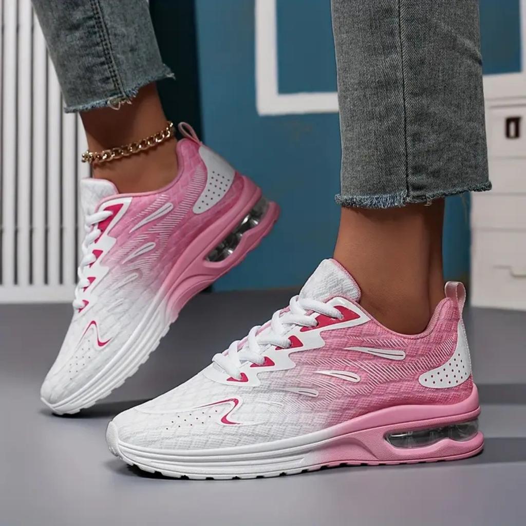 MAEDEF Women's Shoes Running Sports Shoes Woman Sneakers Mesh Breathable Non Slip Flats Sole Walking Vulcanize Shoe Women Shoes