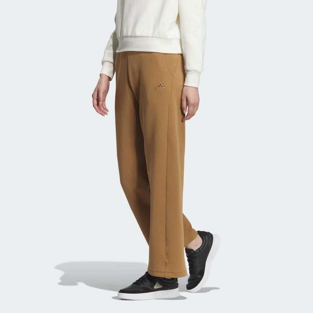 Adidas Elevated Tracksuit Bottoms Women Bottoms Desert-Brown JJ3557