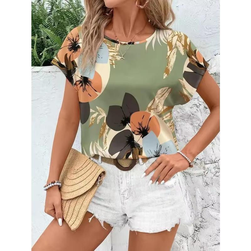 Women's T shirt Tee Graffiti Daily Weekend 3d Print Short Sleeve Fashion Crew Neck Tops Summer&Spring Harajuku t-shirt for girls