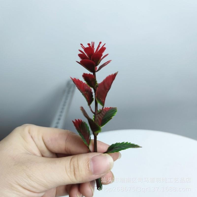 Artificial Plastic Aquatic Plants Decorative Grass Flowers Photography Home Garden Decoration Small Bouquet Set