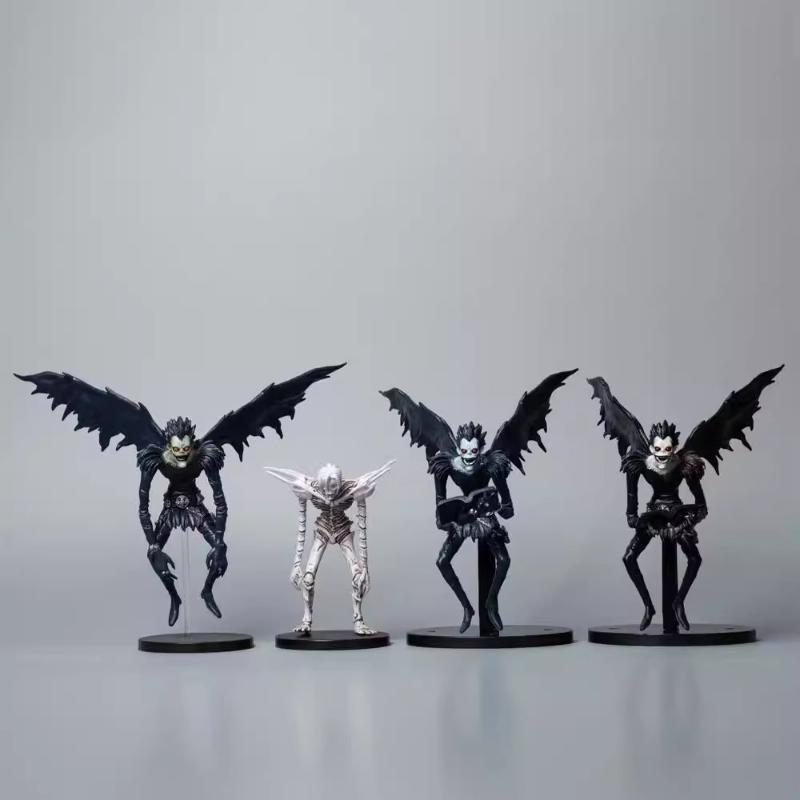 15-19CM Anime Figure DEATH NOTE Ryuk Yagami Light MisaMisa PVC Standing Model Toys Pose Collection Ornaments Sculpture Fans Gift