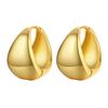 Cercei Retro Premium Earrings S925 Sterling Silver Gold Plated 1.6cm Elegant Simple Stud Earrings Women's Fashion Jewelry