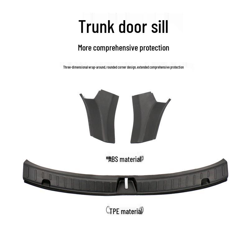 2025 Tesla Model Y/3 Refresh Trunk Sill Protector Accessory