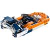 LEGO Creator 3 in 1 Car Model, Sunset Racing Track Building Blocks 221 Pcs 31089
