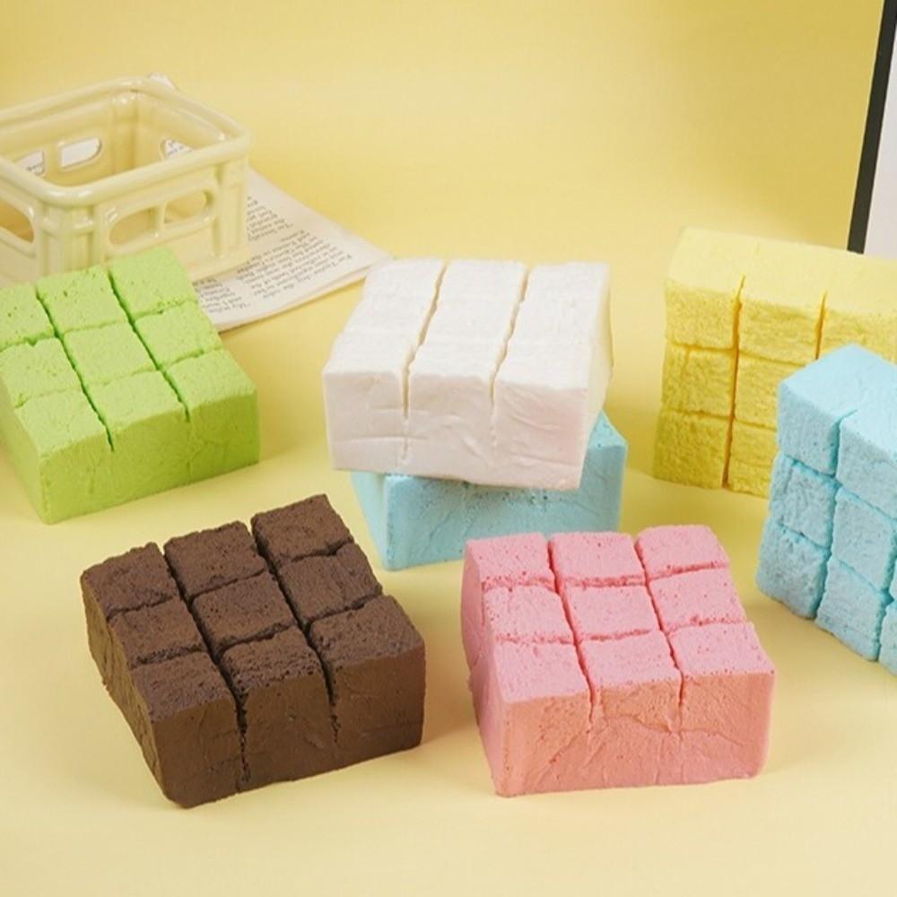 Wet And Soft Texture Simulation Bread Model Sticky Bag Slow Rebound Toast Toy  Prank Toy Use