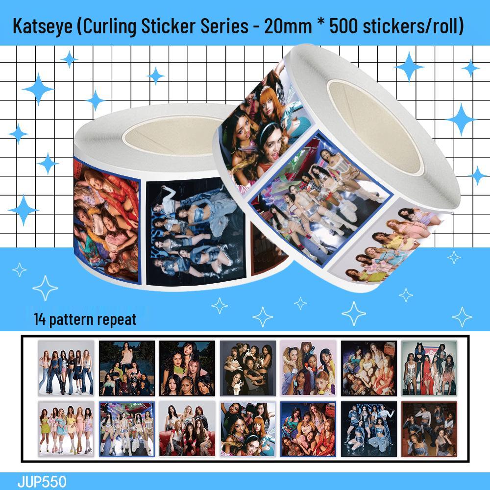 Katseye Korean Girl Group Stickers - Journal Decoration Tape