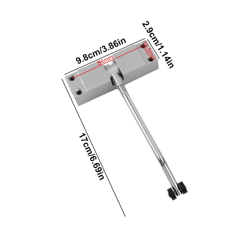 Adjustable Speed Door Closing Device Aluminum Zinc Zinc Alloy Spring Tension Door Closer  Security Doors
