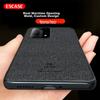 ESCASE Huawei P40 Pro+ Phone Case Protective Cover, Creative Full-Edge Anti-Drop Leather Back Case Suitable for Huawei P40, ES-19 Deep Black