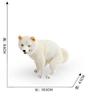 Nekogamiyama Shiba Inu Struggling in That Animal Interior Model Pose, Dog, Figure, Model, Miniature, Ornament, Decor, Collector's (White)