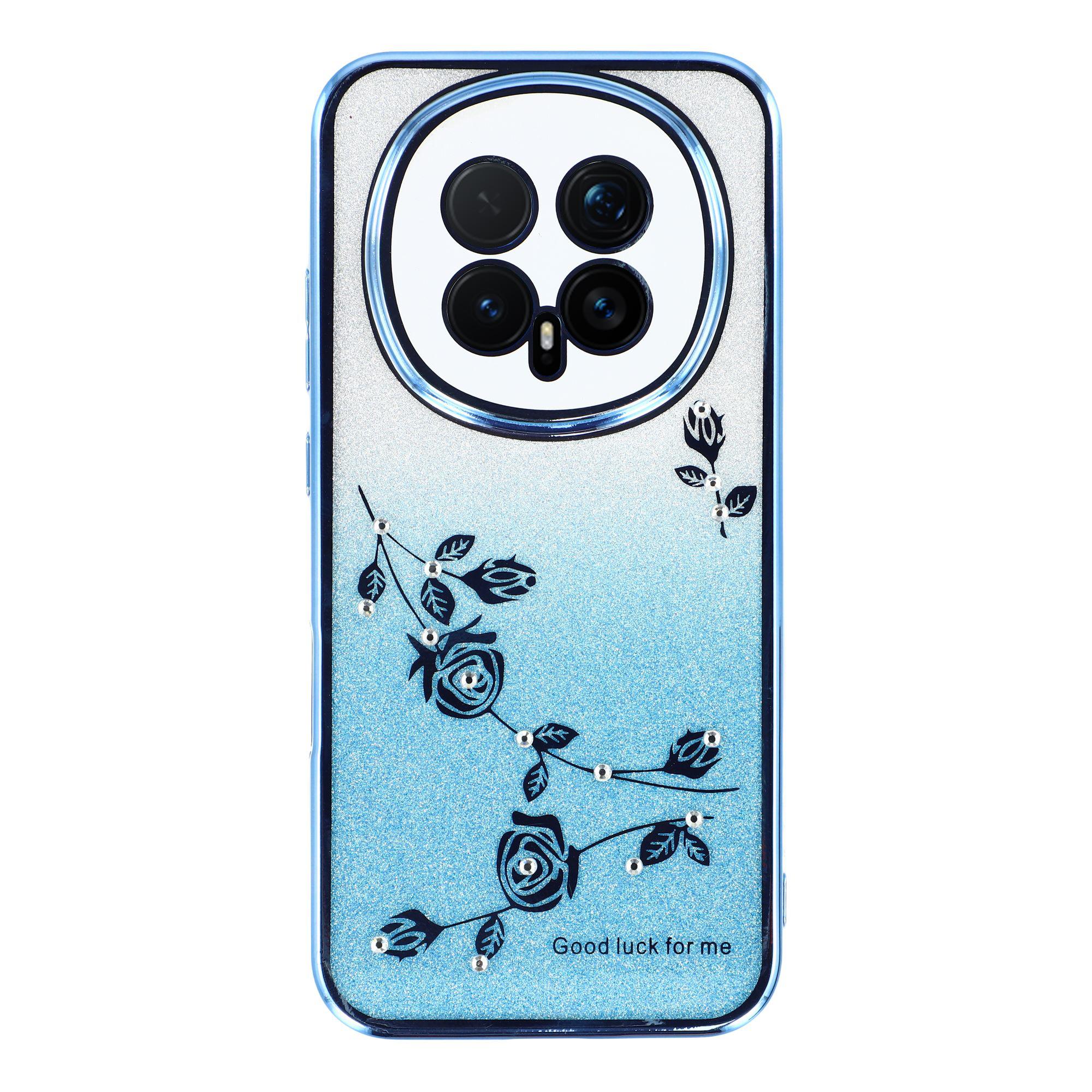 

KADEM For Honor Magic8 5G Case Flower TPU Flexible Gradient Phone Cover