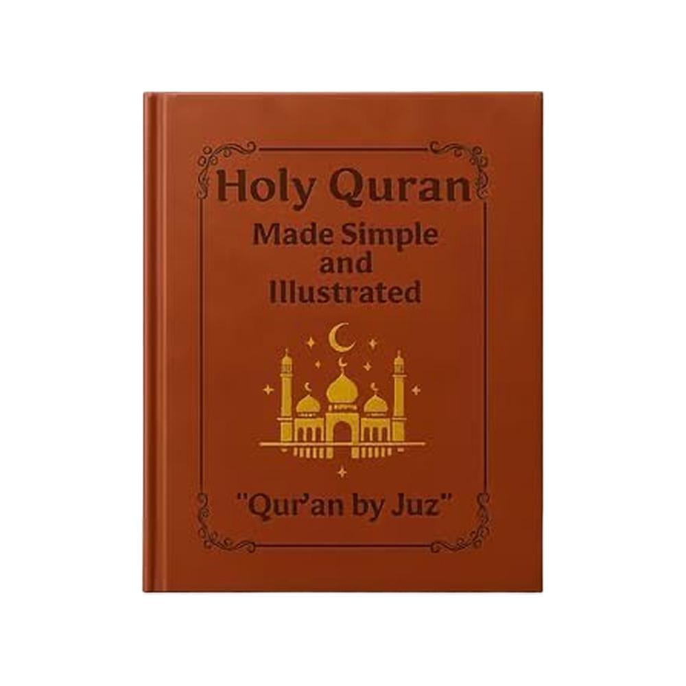 Holy Quran Study Guide For Beginners Students Adults Islamic Book Colorful Painted Patterns Print Holy Quran Illustrated Book
