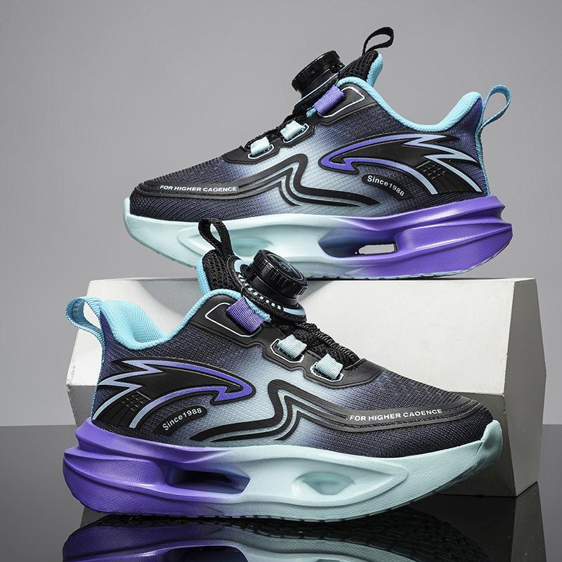 Boys' shoes, sports shoes, autumn 2025 new children's soft-soled non-slip running basketball shoes, medium and large children and students are bre