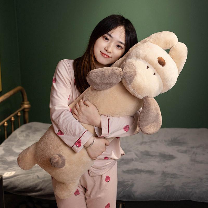 Plush Dog Rabbit Cartoon Pillow With Pp Cotton Filling For Kids Bedside Comfort
