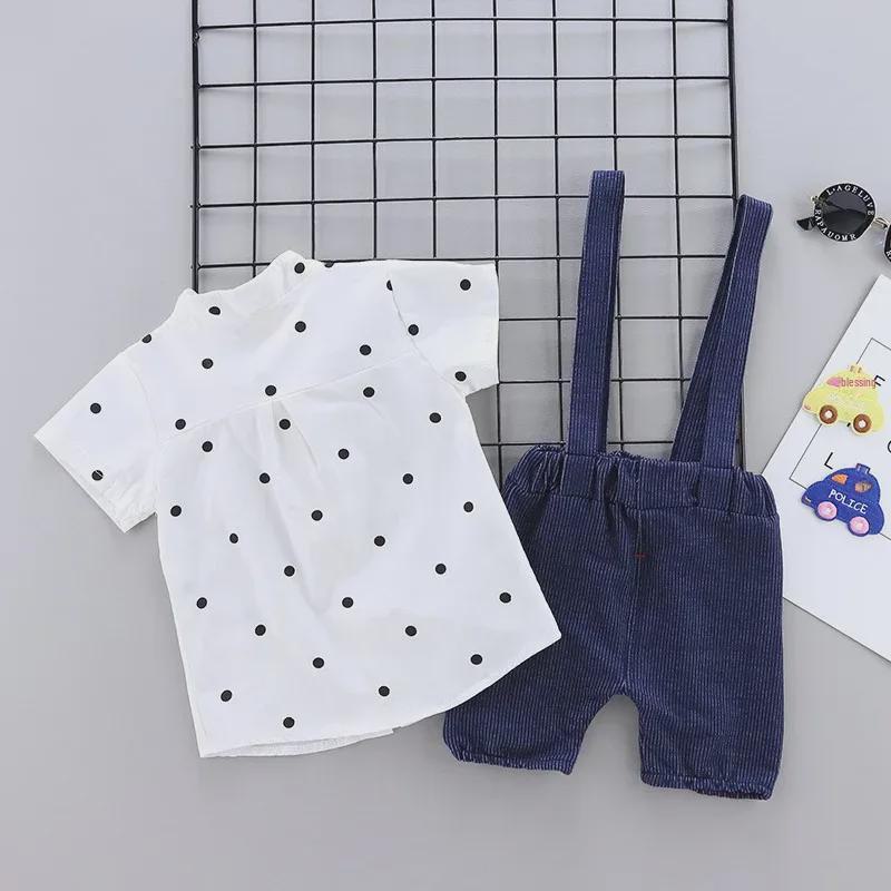 Summer Short-Sleeve Two-Piece Suit for Boys and Girls