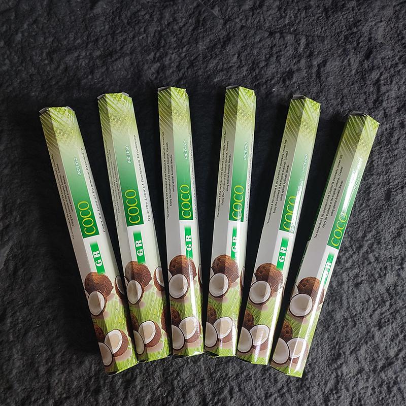 Y 6 Small Boxes/Pack Indian Incense Sticks Sandalwood  - Premium Lavender Jasmine Aromatic Scent for Home, Bathroom, Meditation