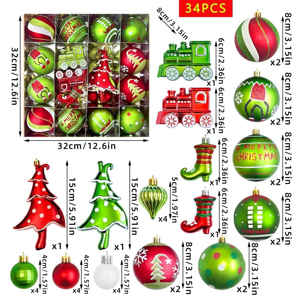 

Plastic Xmas Tree Hanging Pendant Painted Green Christmas Decorations Party Background зелений