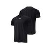 Under Armour T-Shirt Herren Sportstrick Rundhals Kurzarm Raglan mit großem Buchstaben-Logo geprägt Schwarz 22500518-001