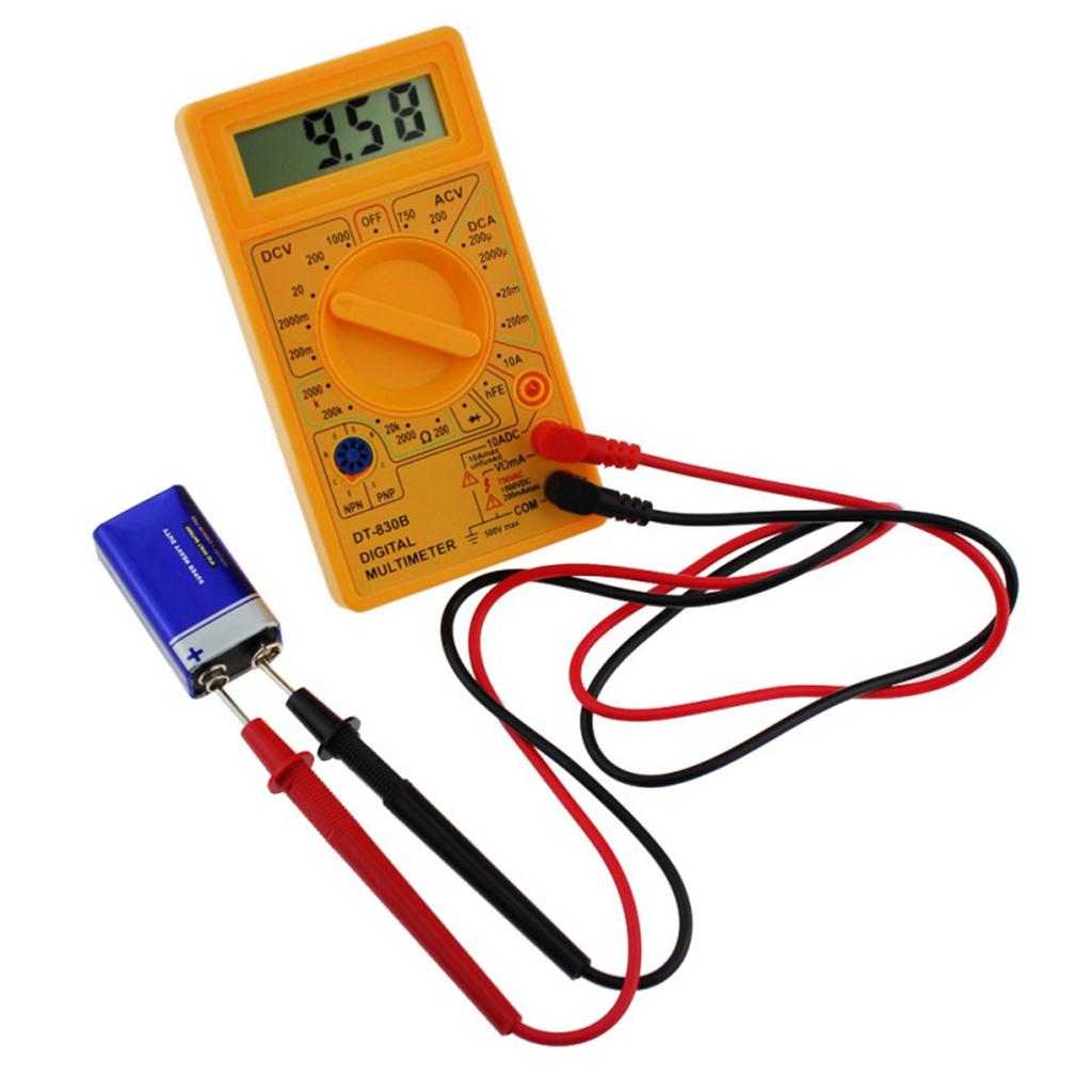DT830G Digital Multimeter High Precision Portable Voltmeter Ohmmeter Tester