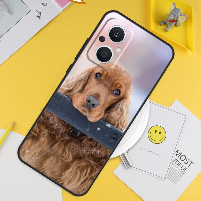 Cocker Spaniel Dog For OPPO Reno 14 12 11 10 13 Pro 8T 11F 12F 13F 14F 7 8 Lite OPPO Find X9 X8 X6 X5 Pro Case