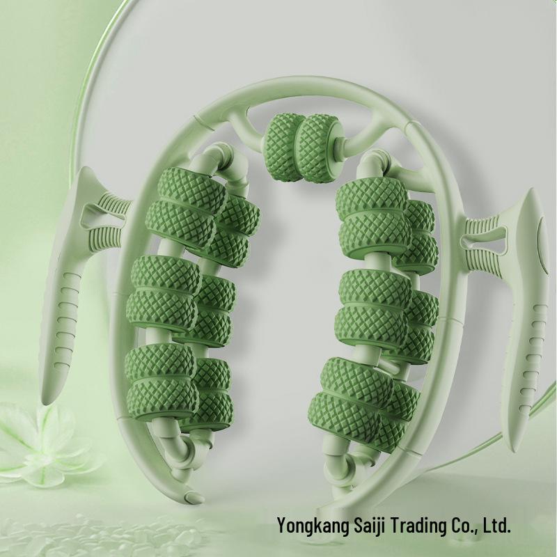 26-Wheel Ring Leg Massager: Relax Calf Muscles, Slim Legs, and Enhance Beauty with This Yoga Massage Roller