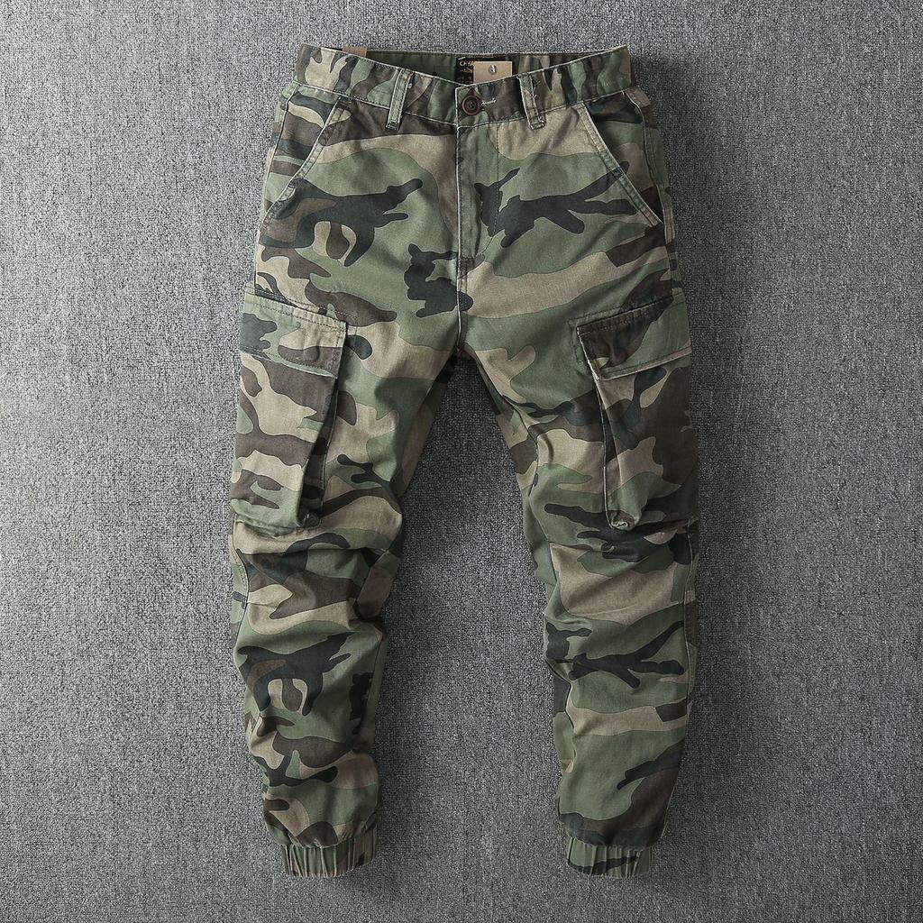 Men's Casual Camouflage Pants - High-Quality, Wear-Resistant, Loose-Fit, Long Work Pants for Autumn and Winter