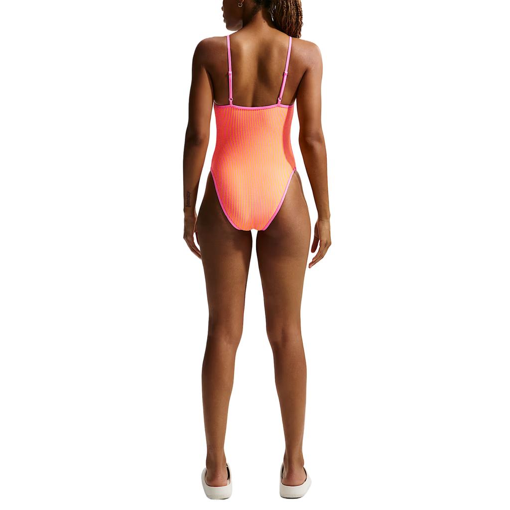 Nike Ripple Texture Sleeveless Fitted Swimsuit Women swimsuit IQ7768-649