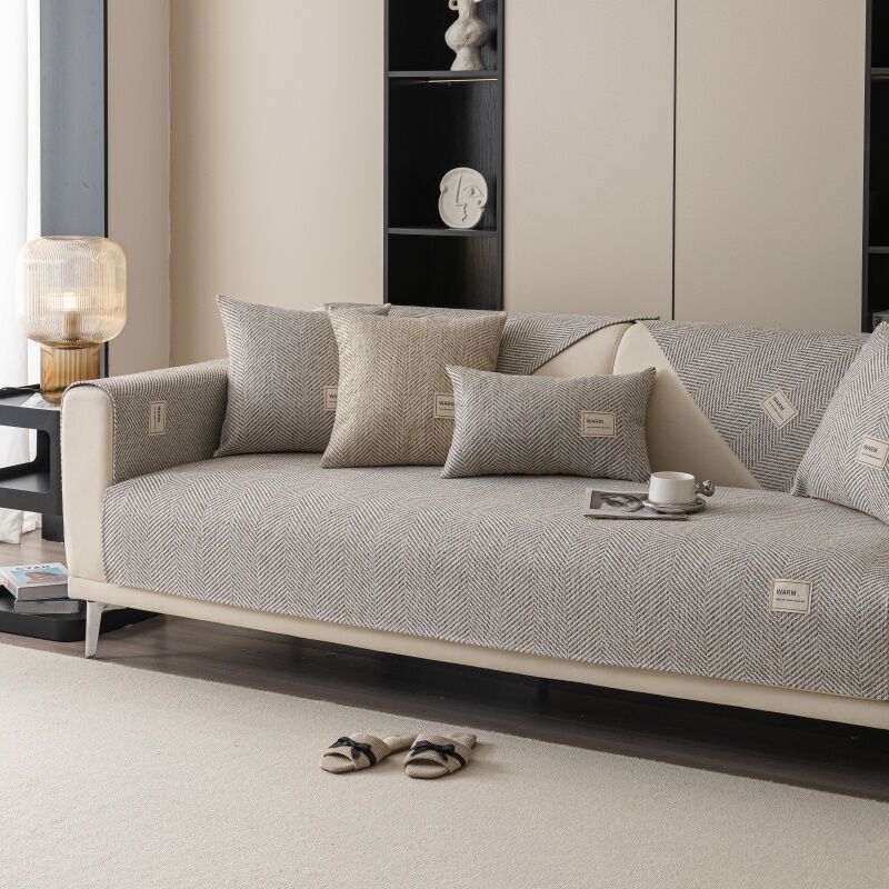 

Универсальная подушка для дивана Four Seasons, пылезащитная и противоскользящая, L-образная, комбинированная накладка на подлокотник для гостиной, чехол для спинки 70x70-